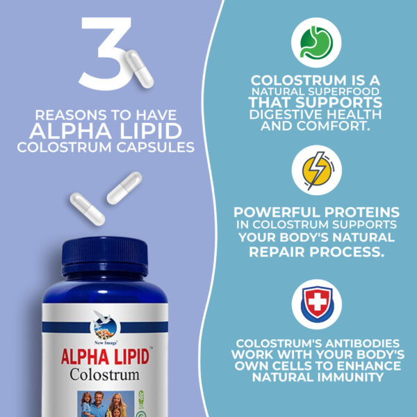 Second image of Alpha Lipid Colostrum Tablets x120